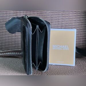 Michael Kors marbled, grey, and black Wallet NWT